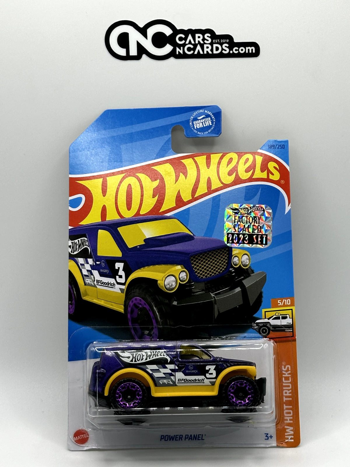 2023 Hot Wheels RLC Factory Sealed HW Hot Trucks Power Panel Purple Soft Corners