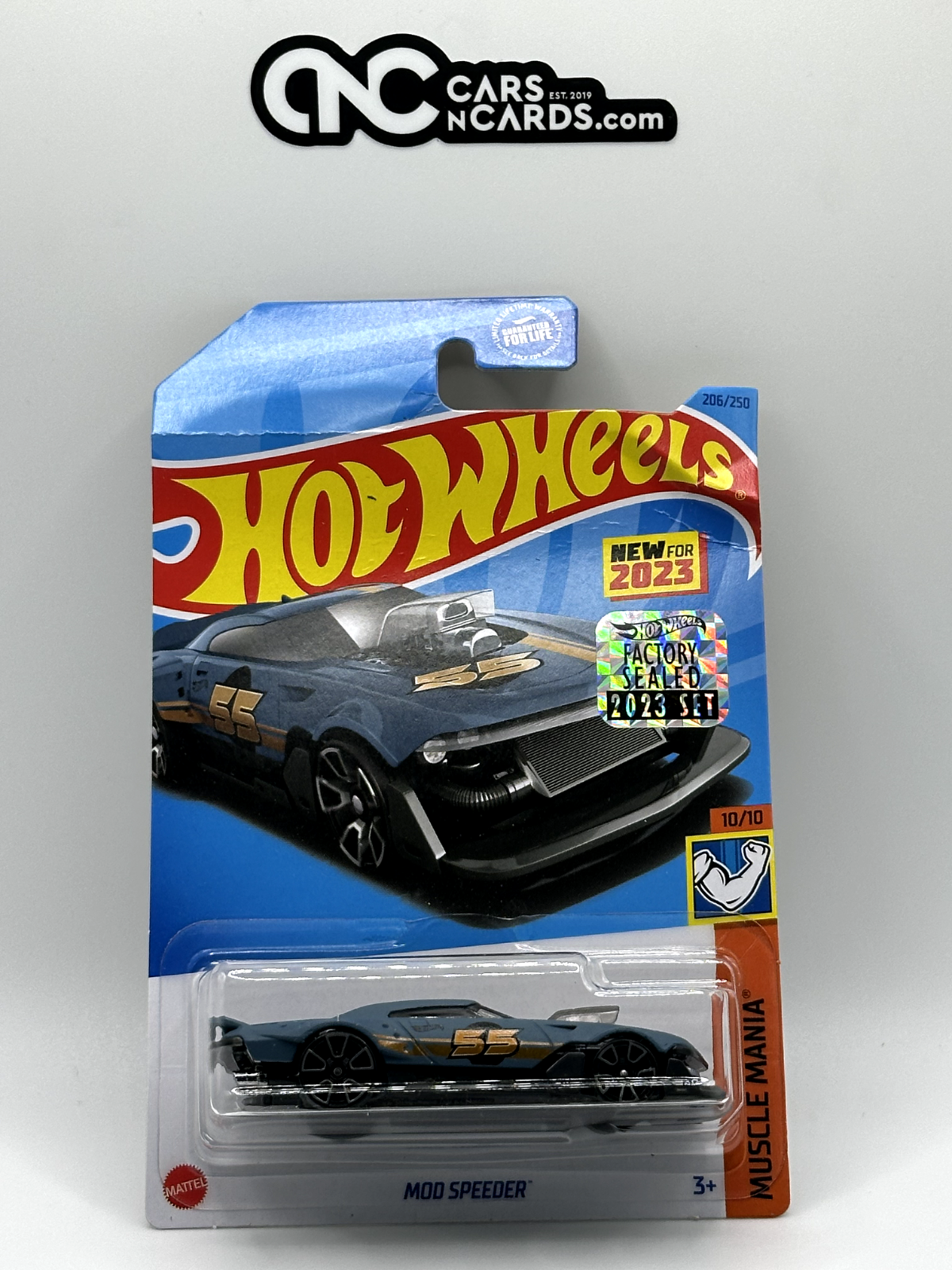 2023 Hot Wheels RLC Factory Sealed Muscle Mania 10/10 Mod Speeder (Card Damage)