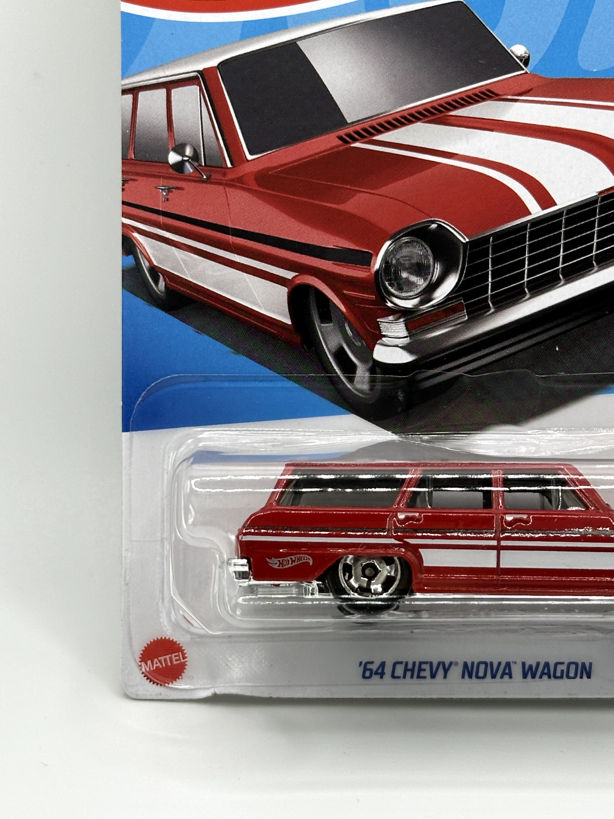 2023 Hot Wheels RLC Factory Sealed HW Wagons '64 Chevy Nova Wagon (Card Damage)