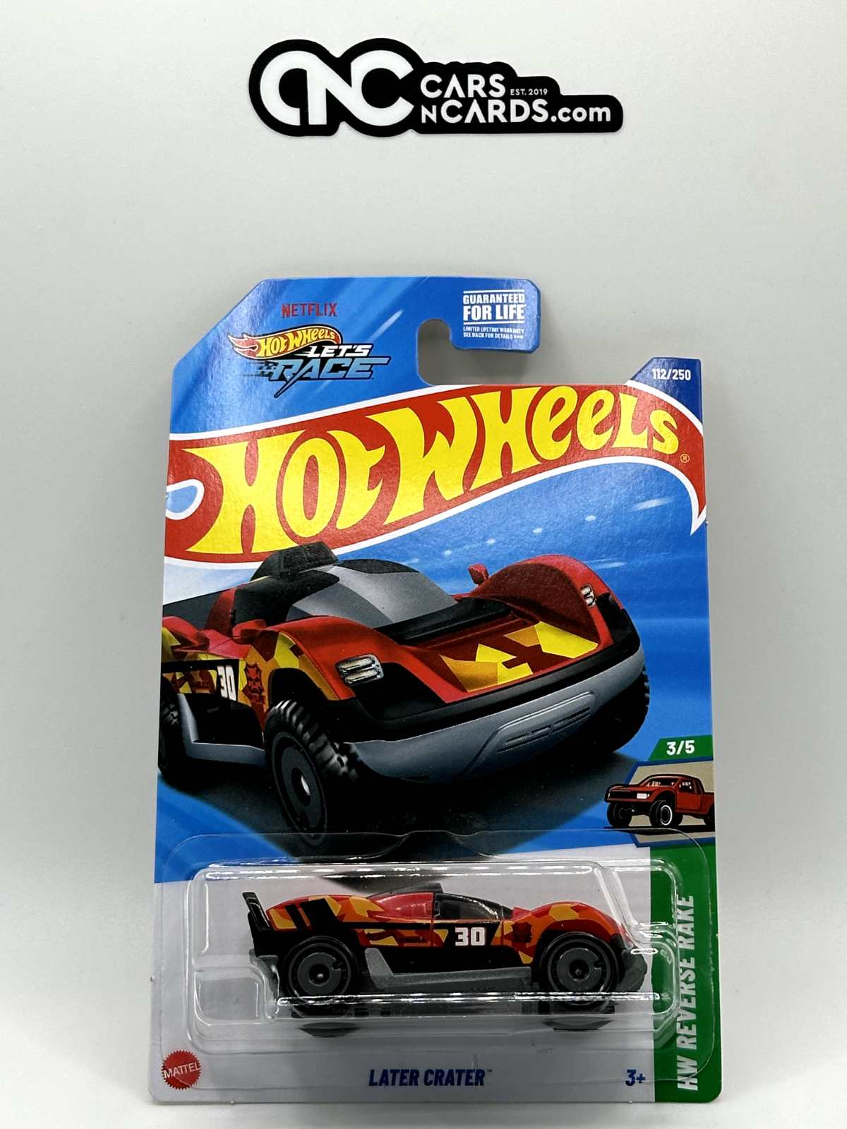 2025 Hot Wheels HW Reverse Rake 3/5 Later Crater