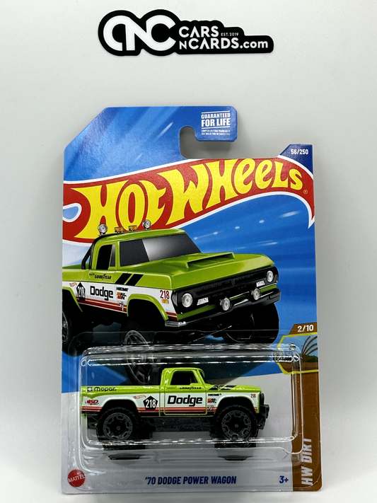 2025 Hot Wheels HW Dirt 2/10 '70 Dodge Power Wagon Green