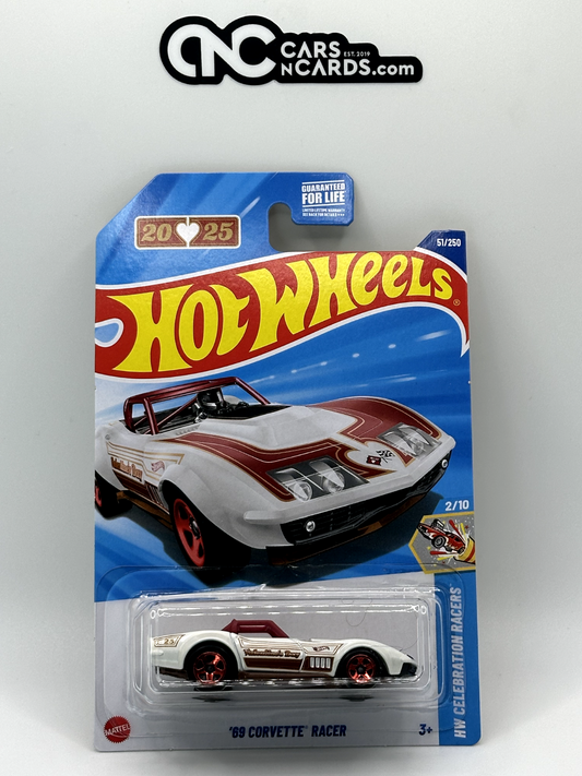 2025 Hot Wheels Valentine's 2025 '69 Corvette Racer (Soft Corner)