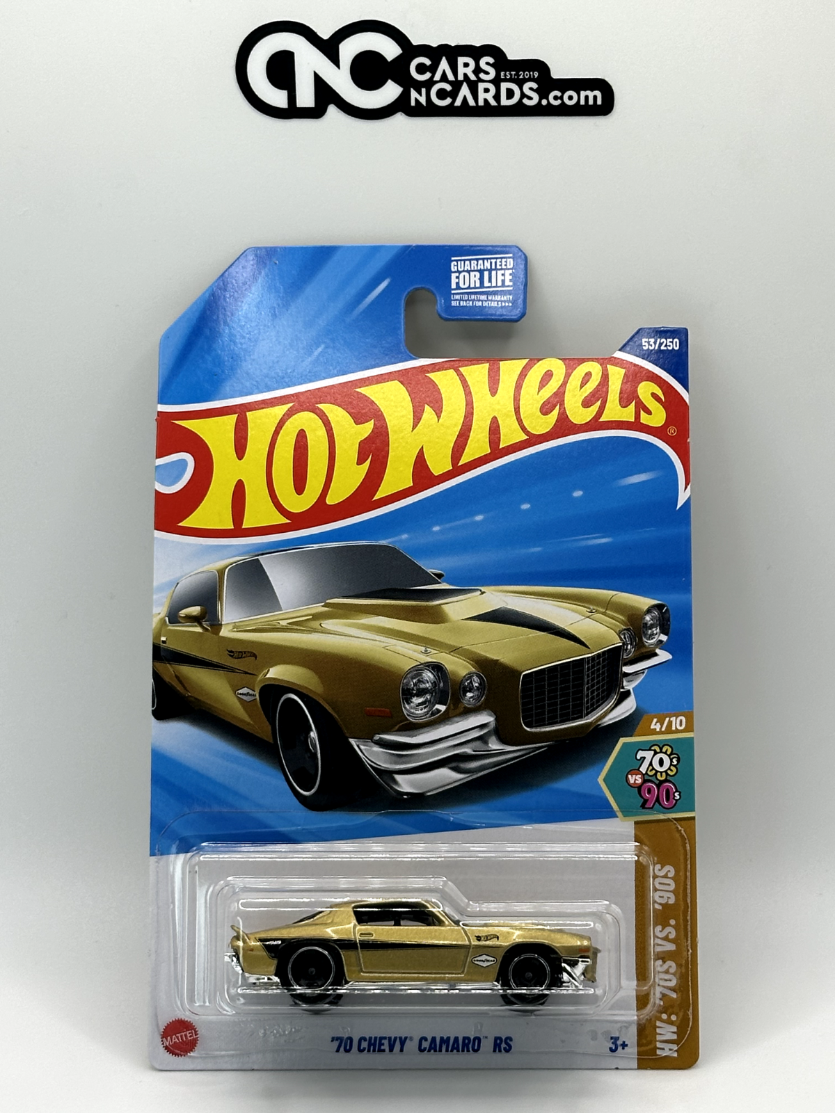 2025 Hot Wheels HW: '70s vs '90s 4/10 '70 Chevy Camaro RS