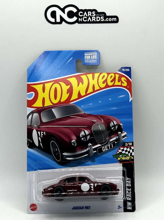 2025 Hot Wheels HW Race Day 2/10 Jaguar MK1 Red