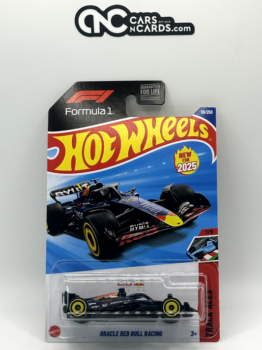 2025 Hot Wheels Track Aces 1/5 Oracle Red Bull Racing F1 Formula 1 Car