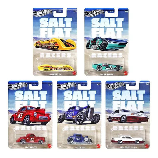 2025 Hot Wheels Silver Series Salt Flat Racers Full Set of 5