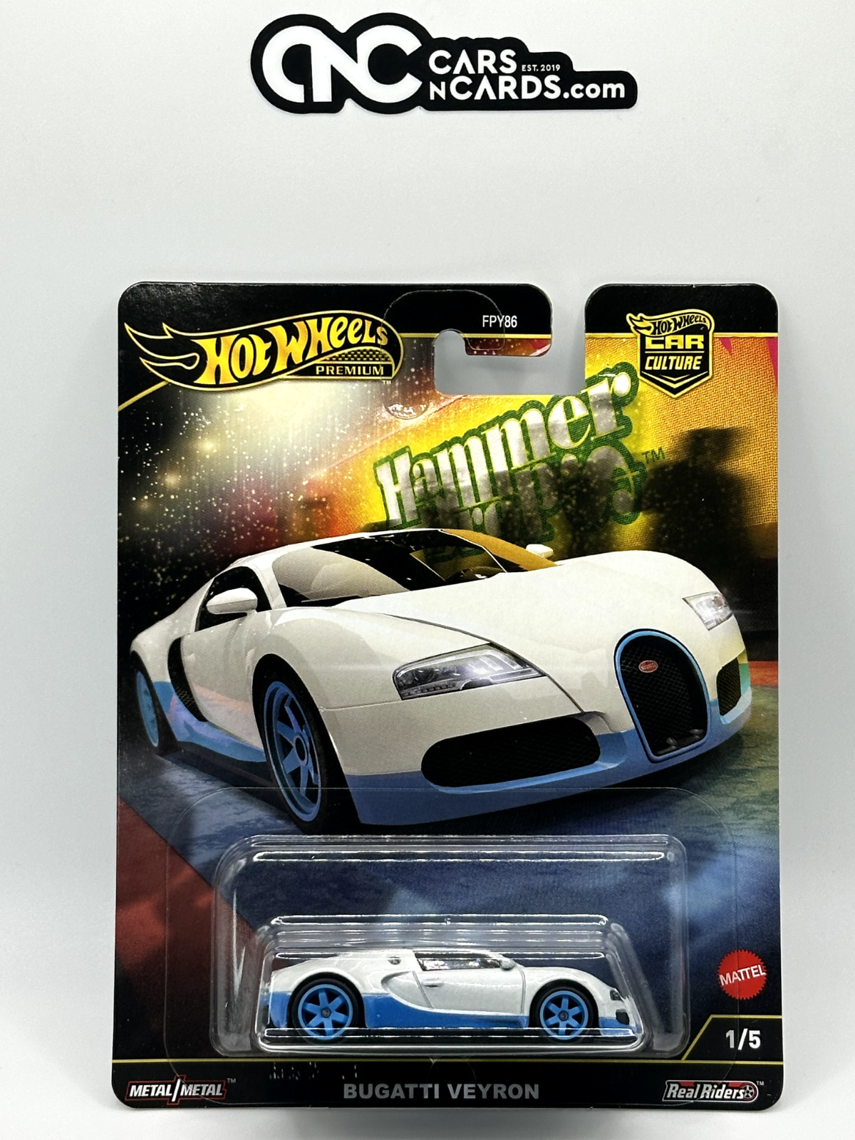 2025 Hot Wheels Premium Car Culture Hammer Drop 1/5 Bugatti Veyron