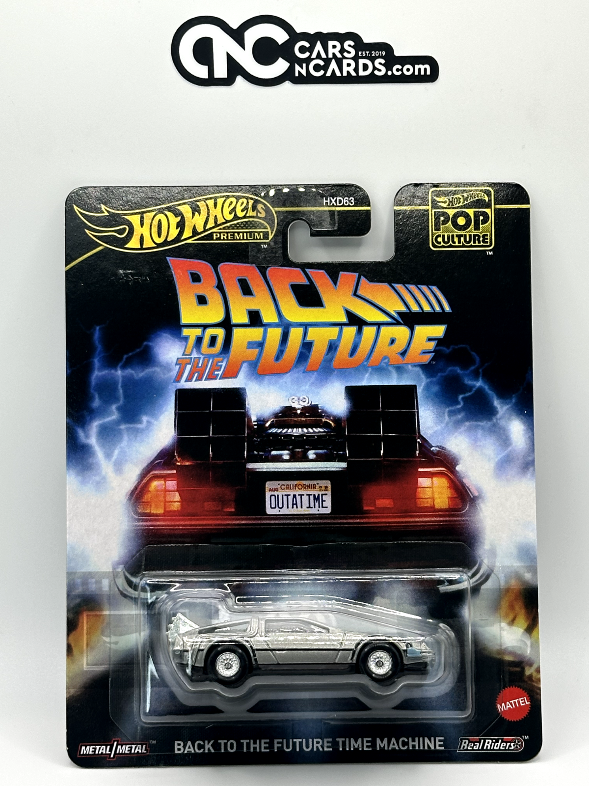 2025 Hot Wheels Premium Pop Culture Back To The Future Time Machine