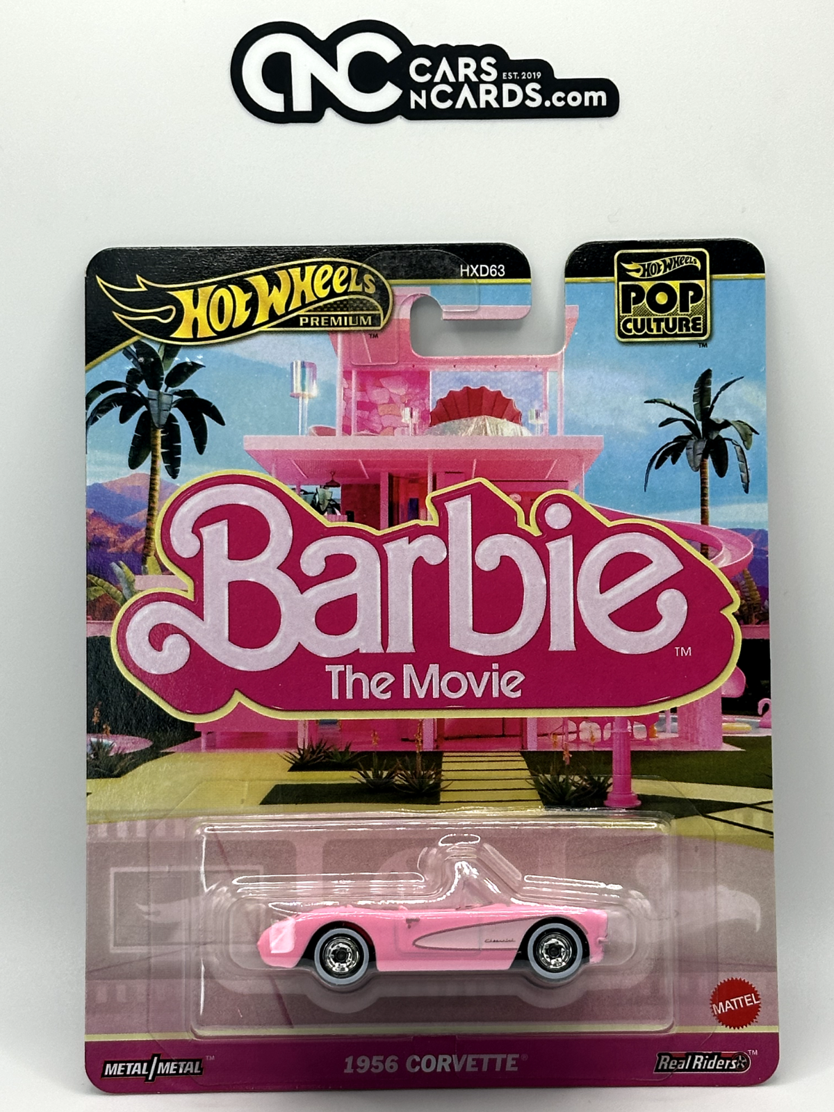 2025 Hot Wheels Premium Pop Culture Barbie The Movie 1956 Corvette