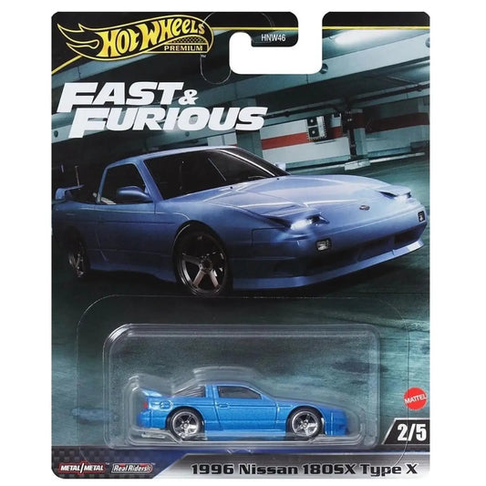 2024 Hot Wheels Fast & Furious Mix 4 1996 Nissan 180SX Type X Solid Case of 10