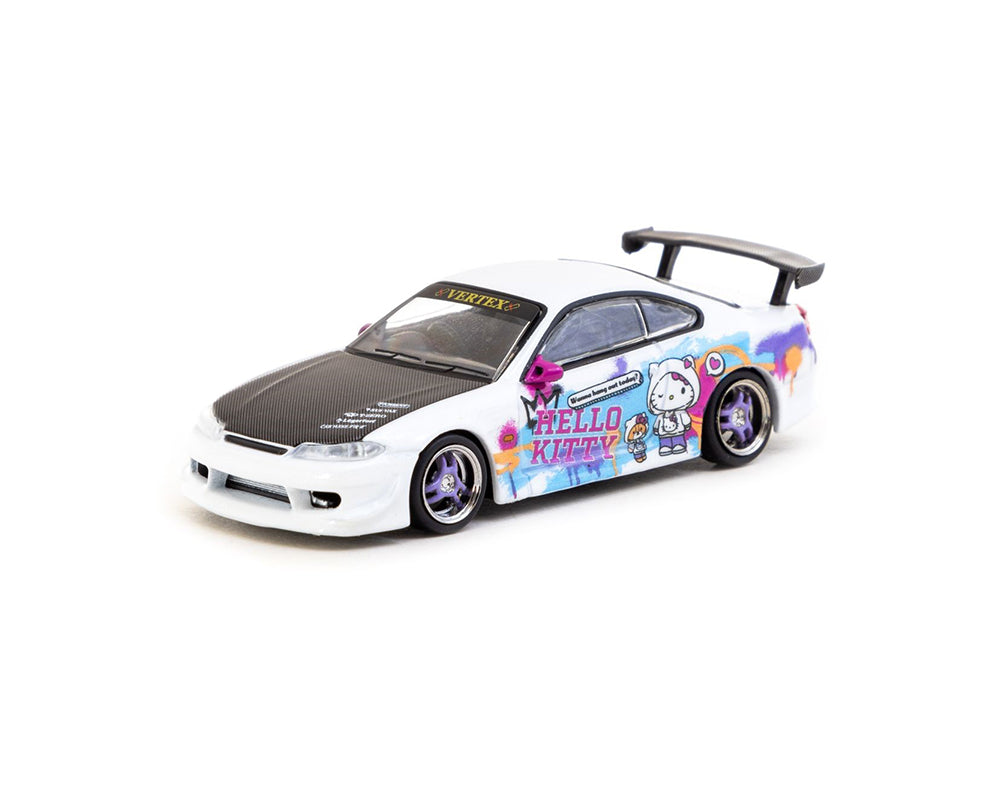 Tarmac Works 1:64 Vertex Nissan Silvia S15 Hello Kitty Special Limited Edition – Indonesia MIJO Exclusives