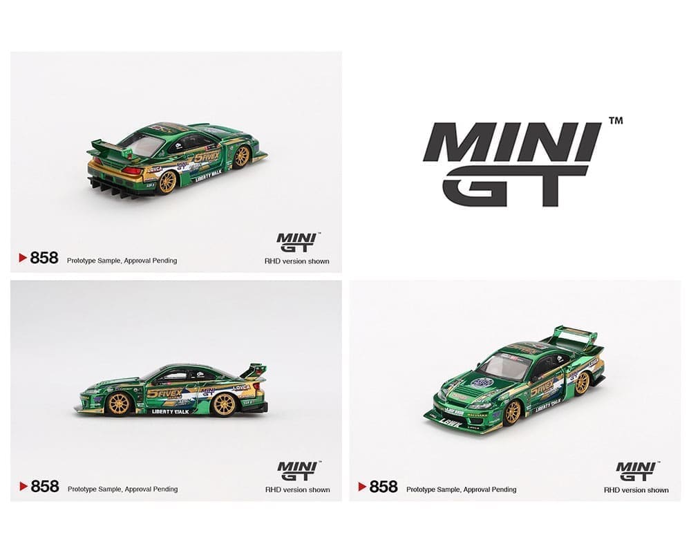 (PRE-ORDER) Mini GT 1:64 Nissan LB-Super Silhouette S15 SILVIA LBWK 2024 Fausto Racing