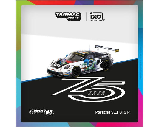 (PRE-ORDER) Tarmac Works 1:64 Porsche 911 GT3 R DTM 2023 Ayhancan Güven – White – Hobby64