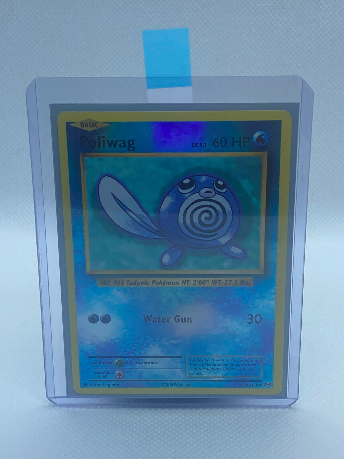 Pokémon XY Evolutions Poliwag Common REVERSE HOLO #35/108 NM Fresh