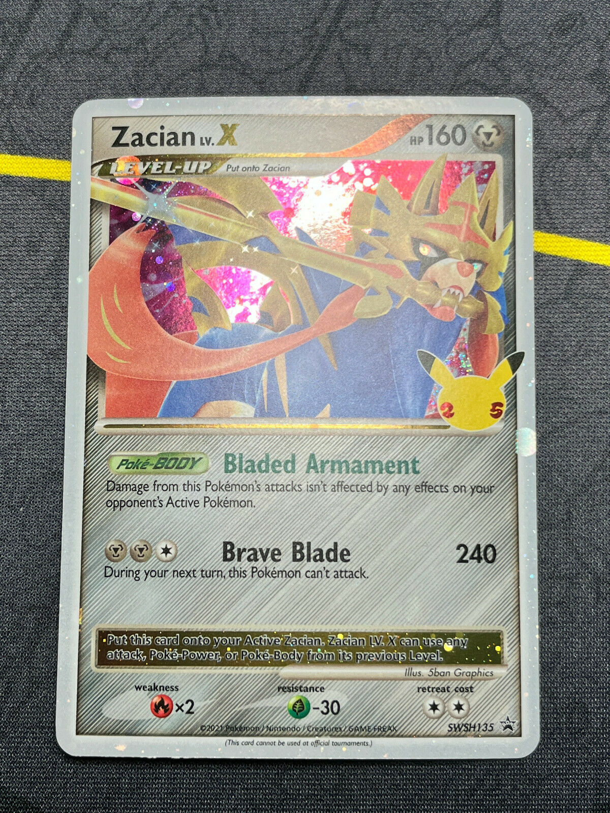 Zacian Lv. X Pokemon Card
