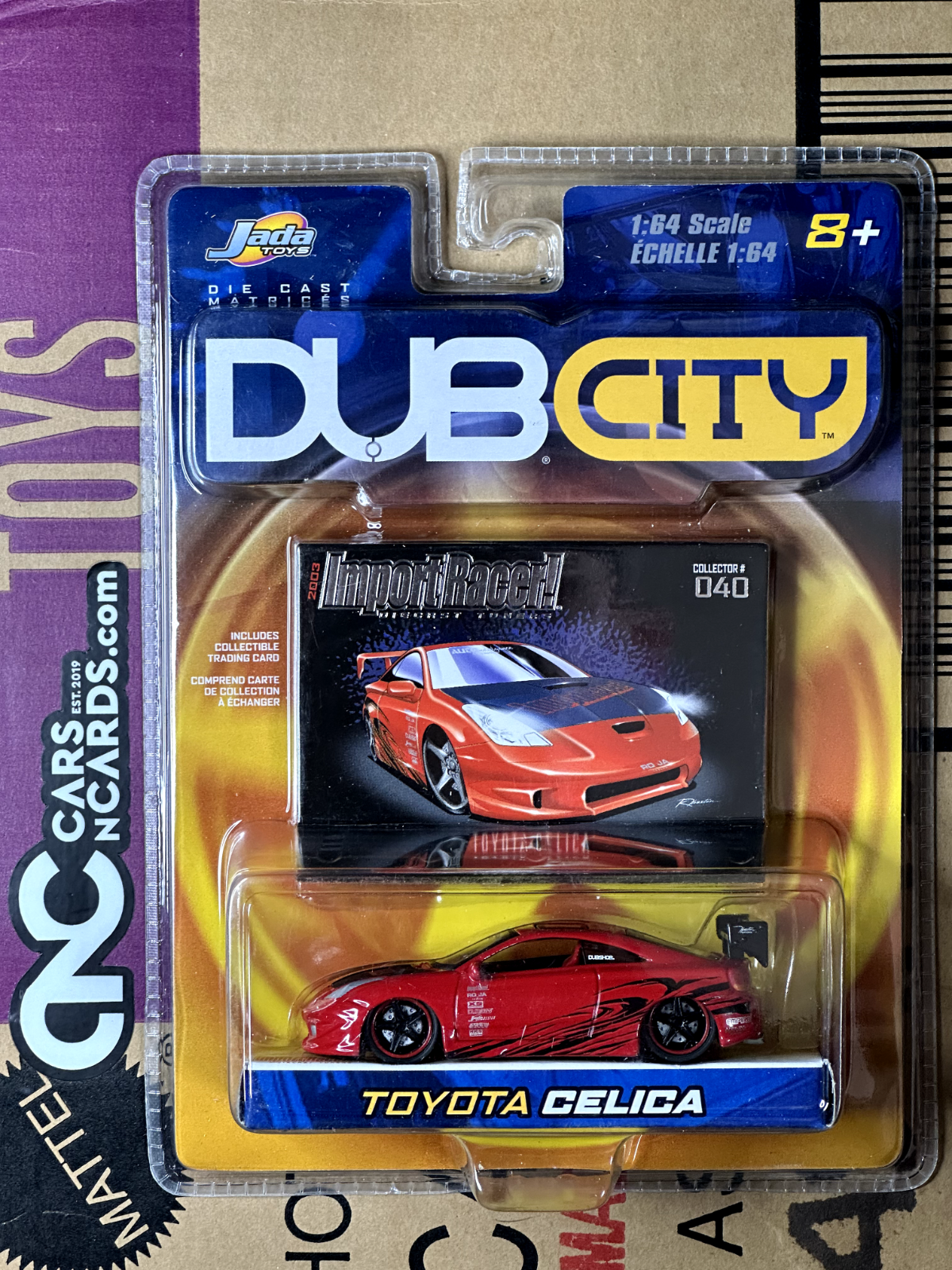 2003 Jada Toys Dub City Import Racer! Toyota Celica Red Sealed